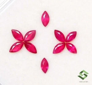 2.05 CTS Natural Ruby Marquise Cut 5x2.50 mm Lot 11 Pcs Faceted Loose Gemstones - Picture 1 of 7