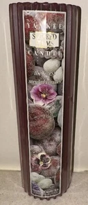 YANKEE CANDLE SUGARED PLUMS CANDLE Pillar Tall - Picture 1 of 8
