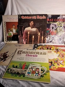 Vintage Christmas Record Lot - Cramer, Bing, Johnny Cole, Mahalia Jackson  - Picture 1 of 13