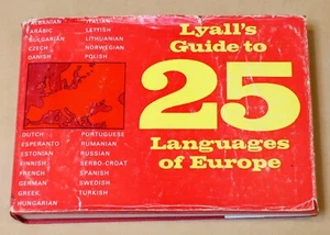 A GUIDE TO 25 LANGUAGES OF EUROPE by ARCHIBALD LYALL HARD COVER DUST JACKET - Foto 1 di 4