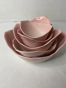 Cosmos Flower Rose Bowl Set Of 5 - Picture 1 of 12