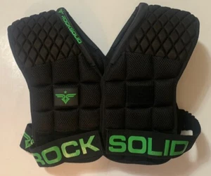 Rock Solid Soft Shell Pads Flag Football Vest Black Youth Large - Picture 1 of 2
