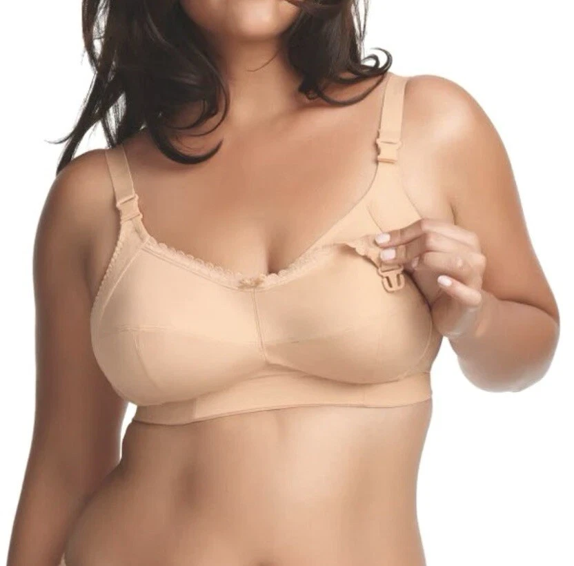 全新带标签 Elomi Beatrice 护理夹软杯文胸 - 36G 无线 Plus 8053 — 第 1/4 张图片