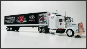 KENWORTH W900 Semi Trailer 1/43 Trucks Diecast Jim Beam Custom Graphics - Picture 1 of 6