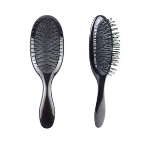 Schwarze Loop Haarbürste für Extensions Silikon Micro Ringe Nano Perlen Haarbürste - Bild 1 von 3