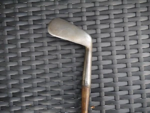 Antique Vintage Wood Shaft Early Smooth Face Ernest Way Pittsburgh - Picture 1 of 19