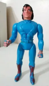VINTAGE SUPERMAN PLASTIC BOOTLEG ACTION FIGURE ARGENTINA 1980's - Picture 1 of 2