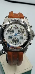 Sector 250 Schweizer Uhrwerk Chrono Alarm Digital Herrenuhr Echtleder... - Bild 1 von 10