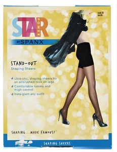 Star Power by SPANX Mujer Negro Destacado Modelador Transparente Talla A 139769 - Imagen 1 de 3