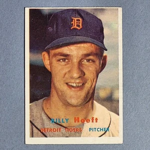1957 Topps Baseball #60 Billy Hoeft - Detroit Tigers - EX - Picture 1 of 1