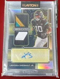 2020 Obsidian Laviska Shenault Jr Jersey Autograph /25 Jaguars Panthers Seahawks - Afbeelding 1 van 3