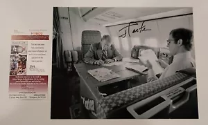 Rara Fotografía Firmada de Jimmy Carter 8X10-FUERZA AÉREA UNO-39o Presidente-JSA - Imagen 1 de 6