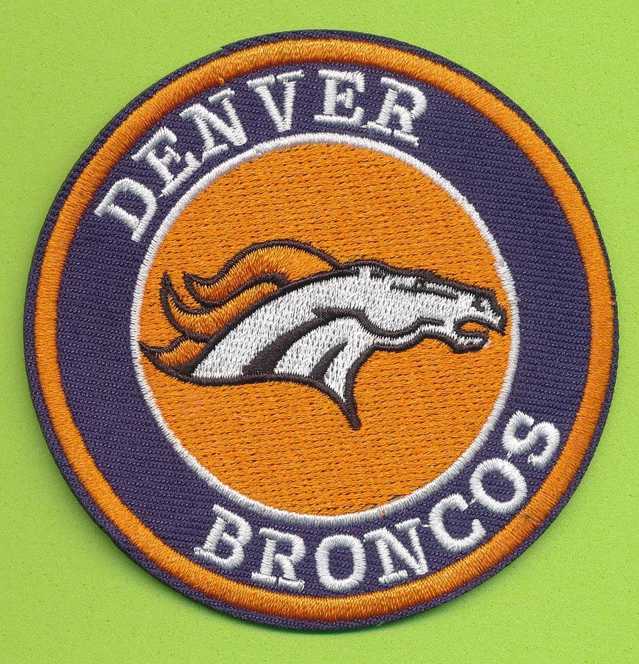 Parche circular bordado de hierro de 3" - Denver Broncos Foto 1 de 1
