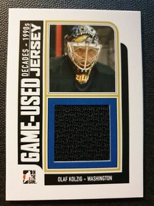 2013-14 ITG Decades 1990s Game Used Jerseys Black #M29 Olaf Kolzig #ed/84
