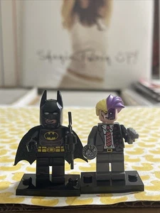 BATMAN TWO-FACE HARVEY DENT LEGO MINIFIG lot aaron eckhart grey suit dark knight - Picture 1 of 4