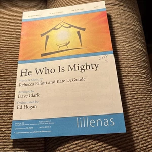 Hey, who is mighty SATB by LILLENAS sheet music New - Picture 1 of 3