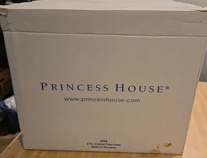 Princess House Heritage Vintage Crystal Cake Plate 6566 In Original Box - Picture 1 of 5