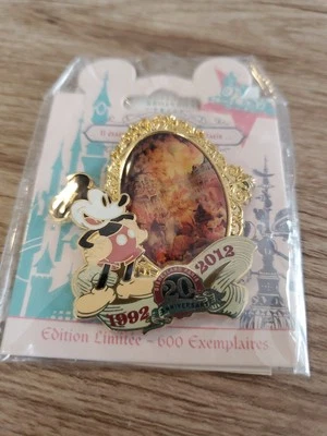 Disney Pin Paris - 20th Anniversary - Mickey Mouse  1992-2012 - Image 1 of 3