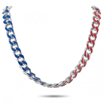 Collar Calvin Klein KJJFMN390200 Unisex Azul Rojo Plata Collar Longitud Uno... Foto 1 de 2