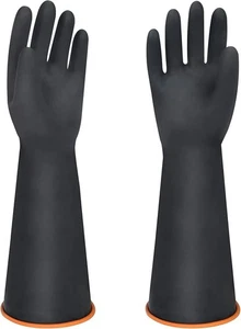 18 Zoll wiederverwendbare strapazierfähige Gummihandschuhe chemikalienbeständige Geschirrspülhandschuhe - Bild 1 von 1
