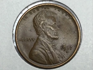 1917-S Lincoln centesimo quasi mai circolato - Foto 1 di 2