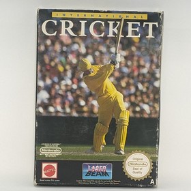 Nintendo NES International Cricket PAL-A (AUS) Video Game CIB [VG Condition]