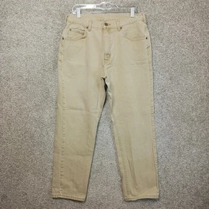 LL Bean Double L Jeans Mens 32 Classic Fit Straight Leg Distressed Pants - Picture 1 of 13
