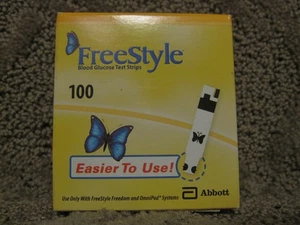 Tiras reactivas de glucosa en sangre FreeStyle 100 unidades selladas nuevas caducan 2026-01-31 - Imagen 1 de 7