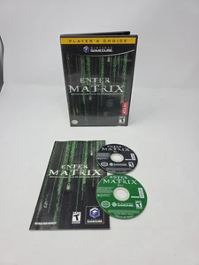 Enter the Matrix Nintendo GameCube completo di manuale giocatori CIB a scelta - Foto 1 di 13