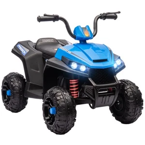 12V Kids ATV with Spring Suspension, Forward & Reverse, Blue - Picture 1 of 11