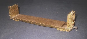 Overland Models HO Brass GSC 52' Bulkhead Flat Car - Picture 1 of 3