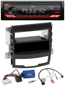 JVC Bluetooth USB DAB Lenkrad Autoradio für SsangYong Korando 2010-2013 ohne Tel - Bild 1 von 10