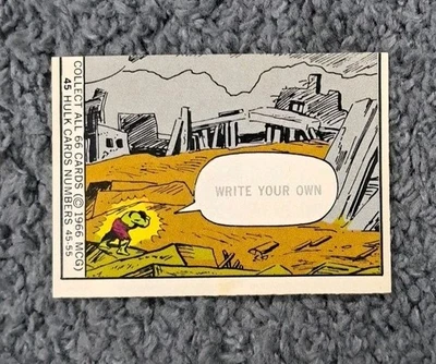 Tarjeta Donruss Marvel Super Heroes 1966 #45 Foto 1 de 2