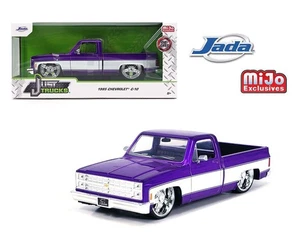 Jada 1:24 Just Trucks 1985 Chevrolet C10 Pickup Purple 35857 Lowenhart Wheels - Bild 1 von 1