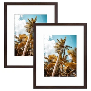  16x20 Bilderrahmen mit Passepartout für 11x14 Bilder - High Definition Glas breit... - Bild 1 von 9