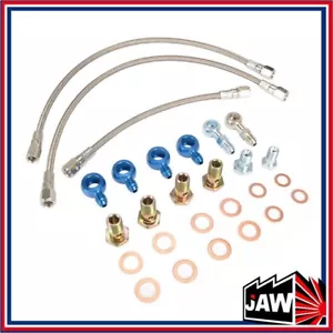 Turbo Oil Water Line Kit For NISSAN SILVIA 200SX SR20DET S14 S15 Bottom Mount - Picture 1 of 1