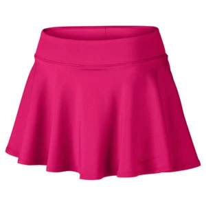 NEW! NIKE [L] Women's Baseline DRI-FIT Tennis/Golf Skort-Fuchsia Pink 728775-675 - Picture 1 of 2