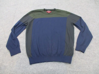 Kenneth Cole Sweater Mens Extra Large Blue Gray Performance Slim Fit Pullover - Изображение 1 из 4