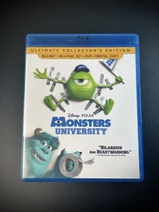 Disney Pixar Monsters University Blu-Ray 3D 3 DVD 2013 - Picture 1 of 5