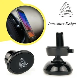 New Gorilla Tech® Magnetic Phone Car Air Vent Mount Ultra-compact design Strong - Picture 1 of 8