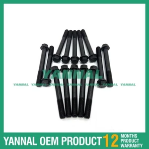 14X S3L Cylinder Head Bolt Set For Mitsubishi 2015 GS202 CTJ23 T233 tractor - Picture 1 of 6