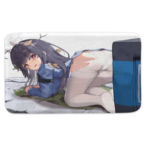 Divertida Chica Sexy Franela Suave Juego de Cartas Alfombra Anime Alfombra de Juego Alfombra de Baño Lavable - Imagen 1 de 6