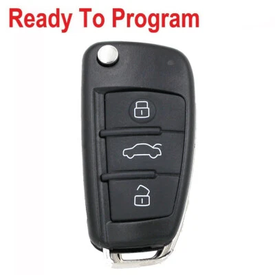 For 2007 - 2010 Audi A6 Q7 S6 Flip Remote Key Fob 315MHZ 4F0837220R IYZ-3314 - Image 1 of 4