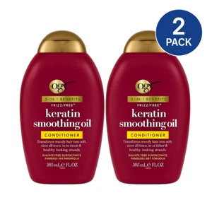 OGX Keratin Smoothing Oil Conditioner 13 oz 2 Pack New - Picture 1 of 1
