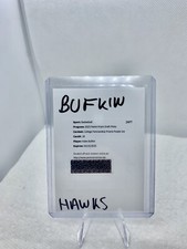 2023 Prizm Draft Picks Kobe Bufkin Auto Purple Ice Redemption /99 Hawks SSP