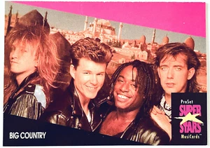 BIG COUNTRY ProSet SuperStars MusiCards 1991 USA 1st Ed. CHASE Card 34Yrs! RARE - Bild 1 von 2