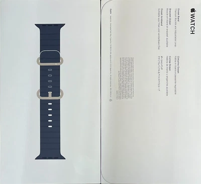 Genuine Apple Watch Band Ocean Band (49mm) - Blue One Size (Fits 130- 200mm)