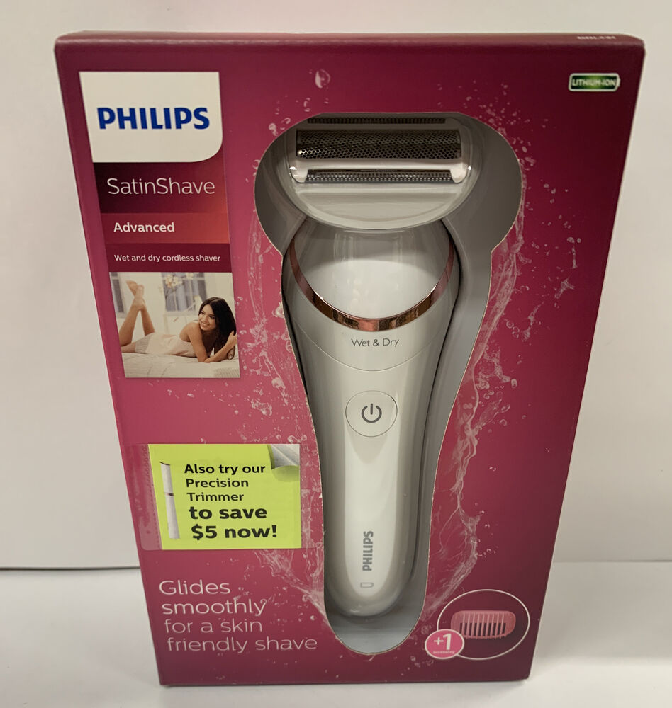 Philips SatinShave Advanced Sensitive Wet Dry Electric Cordless Shaver