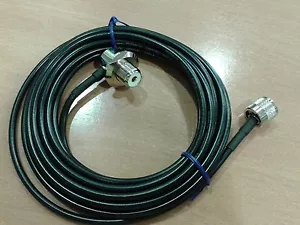 RC-ECH - CABLE DE 5 MTS. RG-58, CONECTORES PL. ACODADO. - Imagen 1 de 6
