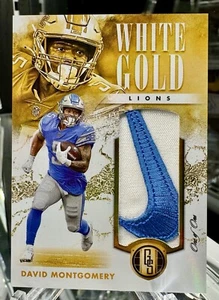 David Montgomery 2023 Gold Standard White Gold 1/1 - One Of One Detroit Lions 🦁 - Picture 1 of 5